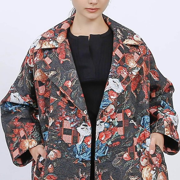 ALPHA60 Jacquard Mari Coat - Picture 2 of 7